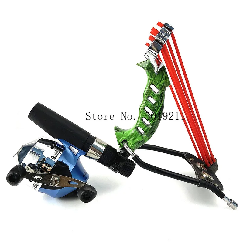 

New Fishing Slingshot Outdoor Shooting Sports Hunting Game Wristband Combination Set Fishing Reel Easy To Carry and Durable