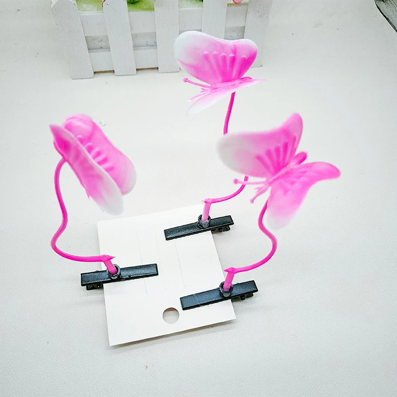 1 пара зажимы для волос в виде цветов и растений