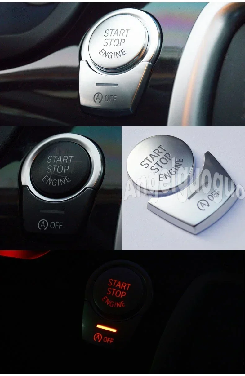 Декоративная накладка для кнопки управления автомобилем Angelguoguo BMW 5/6/7 серии F10 GT F07