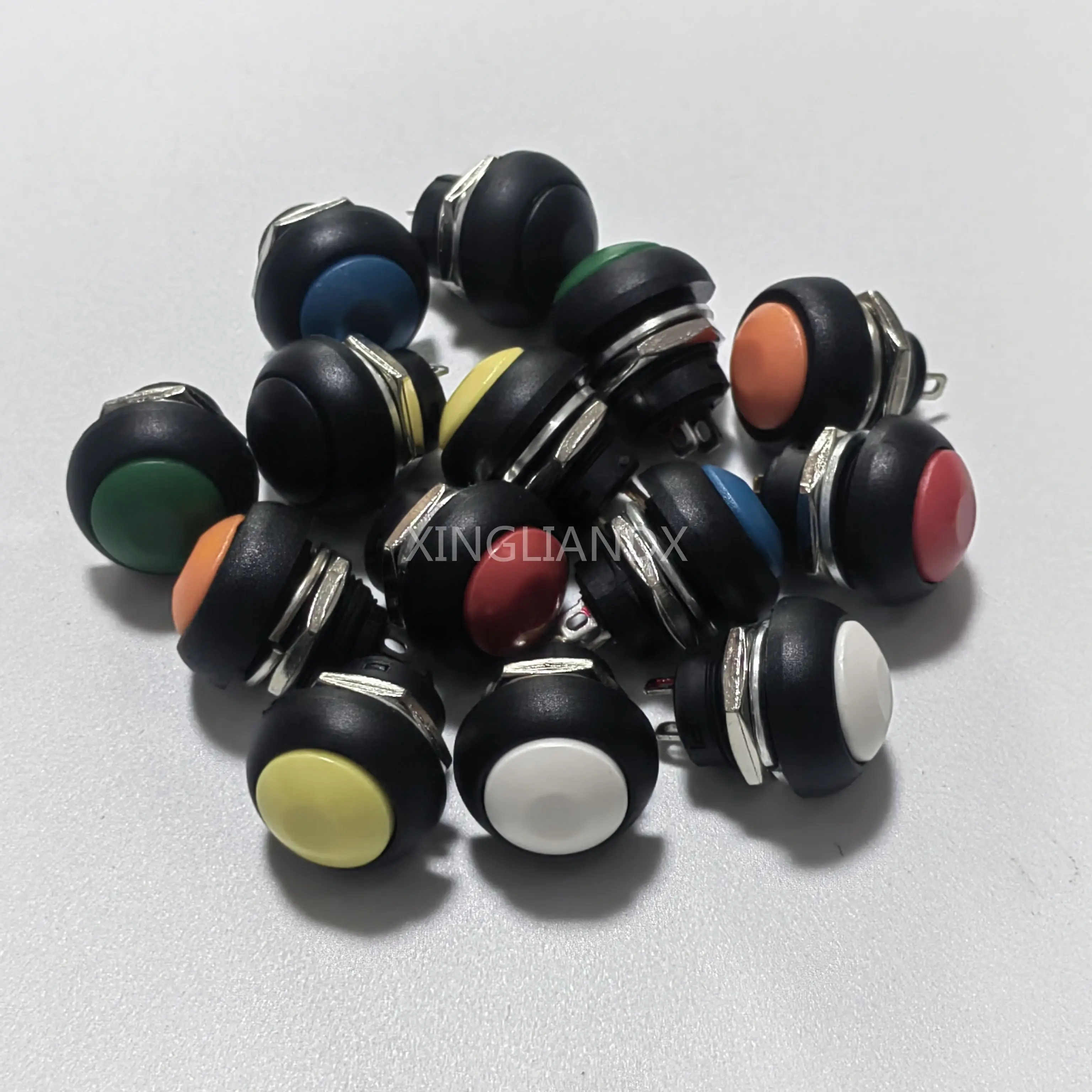 PBS-33B 2PIN 12 мм постоянного тока переменного 3A/125 В 1A/250 пластиковые круглые