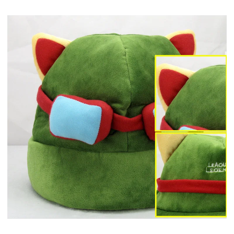 

Game LOL Cosplay Swift Scout Teemo Cosplay Hat High Quality Cosplay Cap Cosplay Accessories Props