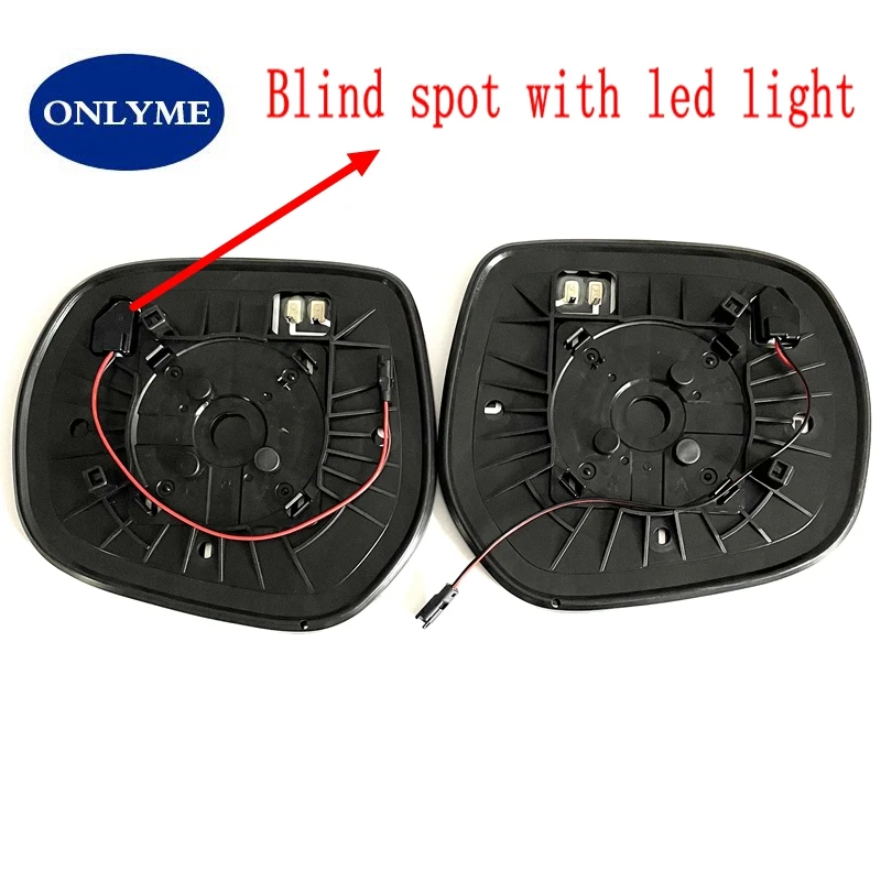 

Выпуклое автомобильное зеркало с подогревом для слепых зон, стекло для Toyota Land Cruiser Prado 150 Series 2009 10 11 12 13 14 15 16 17 18 19 20