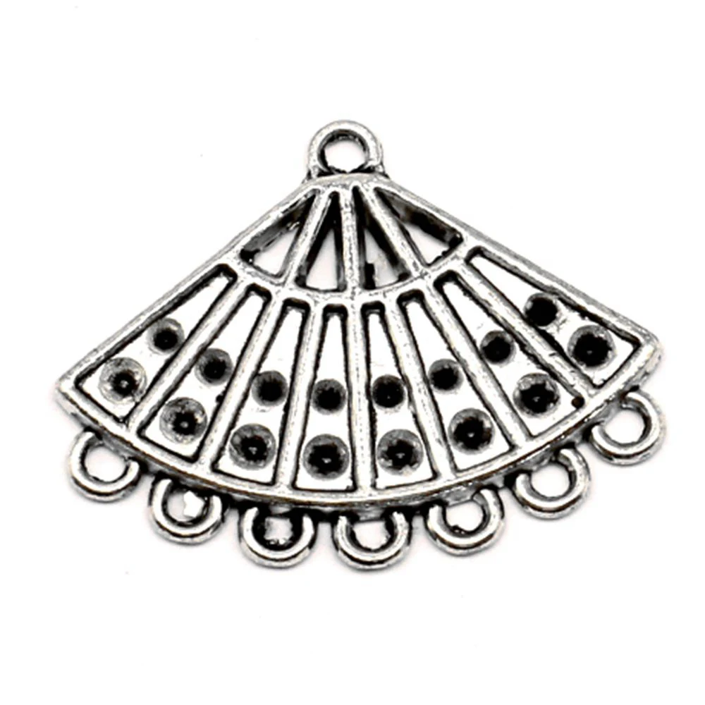 

5 pieces 21x28mm Fan earring connector Jewelry making best gift