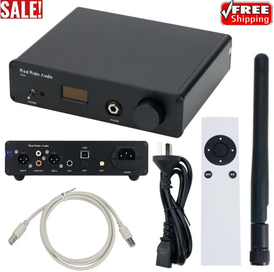 

Rod Rain Audio DA10 BT5.1 DAC Headphone Amplifier USB Interface (Muses02 Op Amp)
