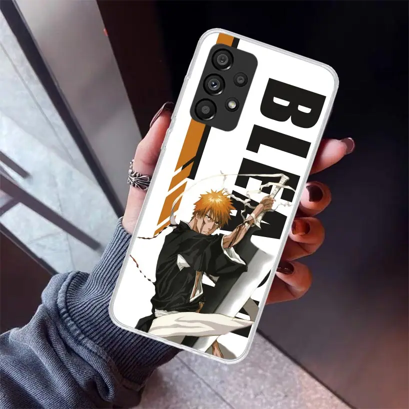 Чехол для телефона Anime Bleach Ichigo Kenpachi Samsung Galaxy A15 A25 A35 A55 A14 A24 A34 A54 A13 A23 A33 A53 A12 A22 A32 A52 A05S