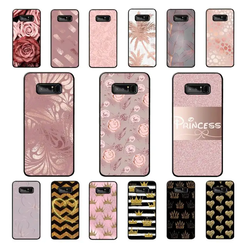 

Beautiful Rose Bling Picture Phone Case for Samsung Note 5 7 8 9 10 20 pro plus lite ultra A21 12 02