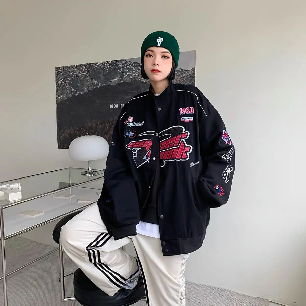 Новинка куртка-бомбер в стиле ретро женское винтажное весеннее пальто 2022 куртка