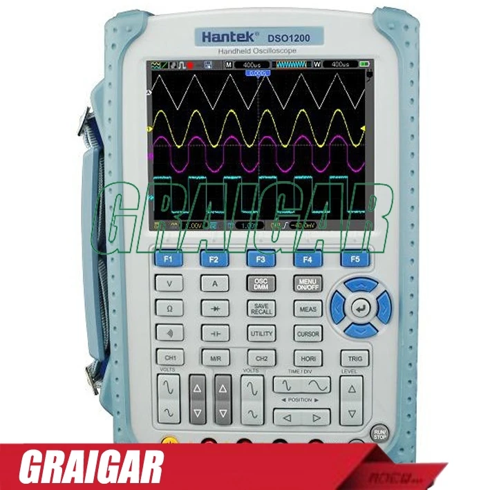 

Hantek HandHeld oscilloscope DSO1200 handheld 5.7inch lcd 200mhz