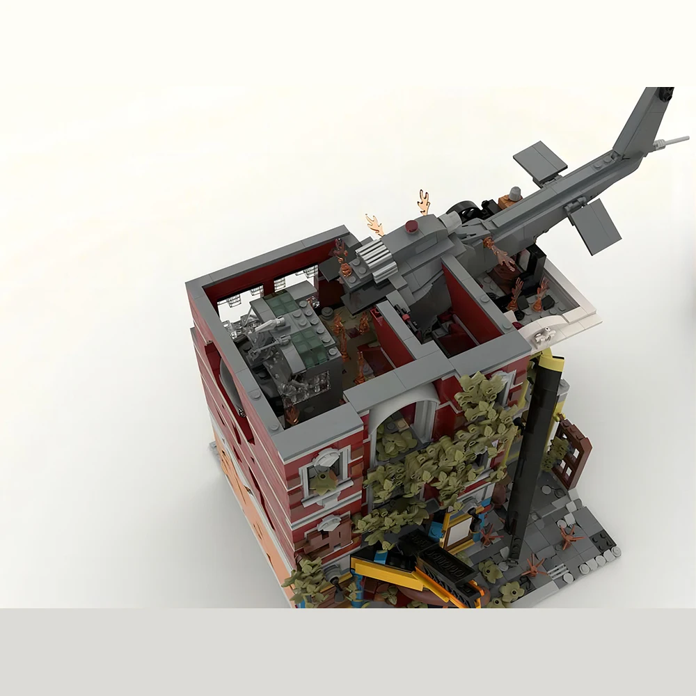 Строительные блоки MOC building city лидер продаж уличная сцена Джазовый клуб