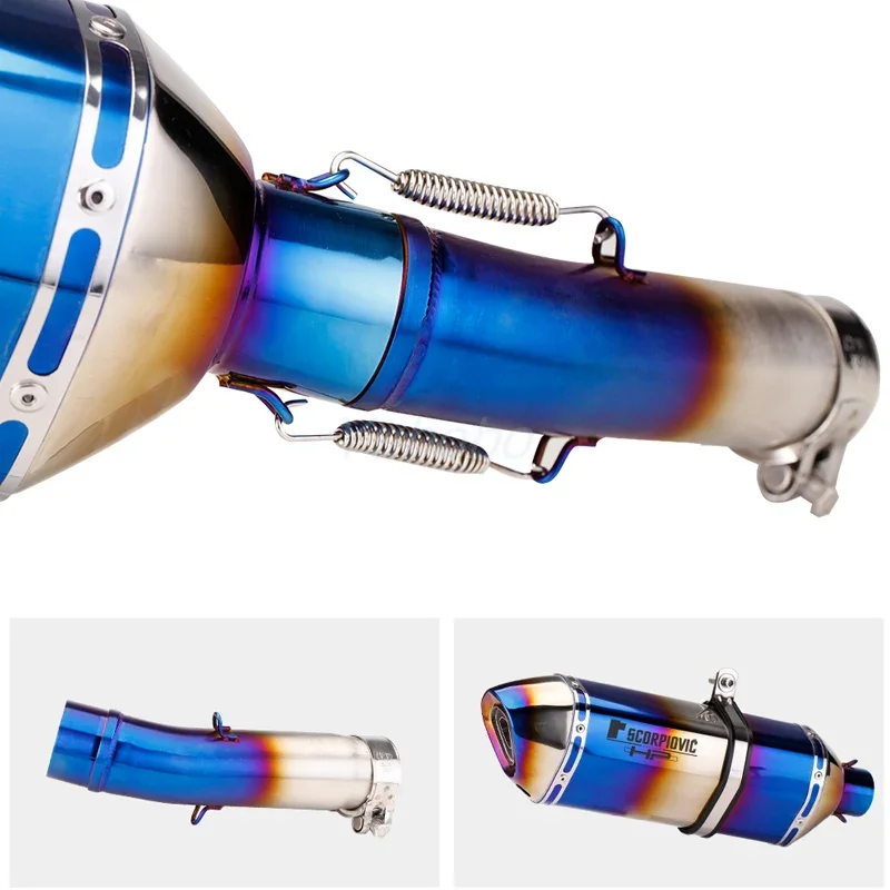 2007-2020 модифицированный без шнуровки мотоциклетный глушитель CB400 коллектор