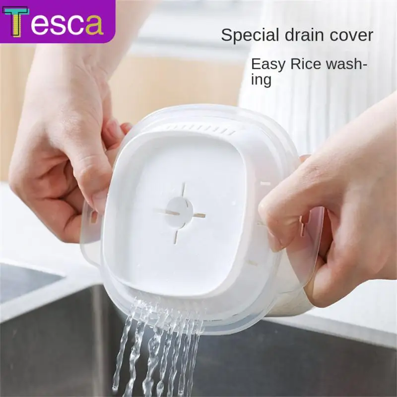 

Durable Special Drainage Cover Steamed Rice Box Transparent Kitchen Steaming Utensil High Temperature Resistant Rice Cooker Pp