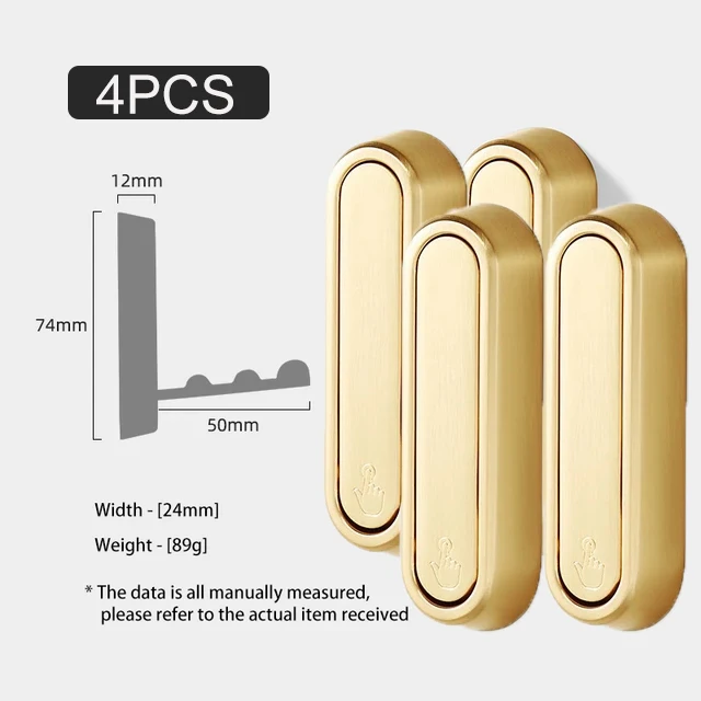 

4 шт. складные крючки BOUSSAC из цинкового сплава