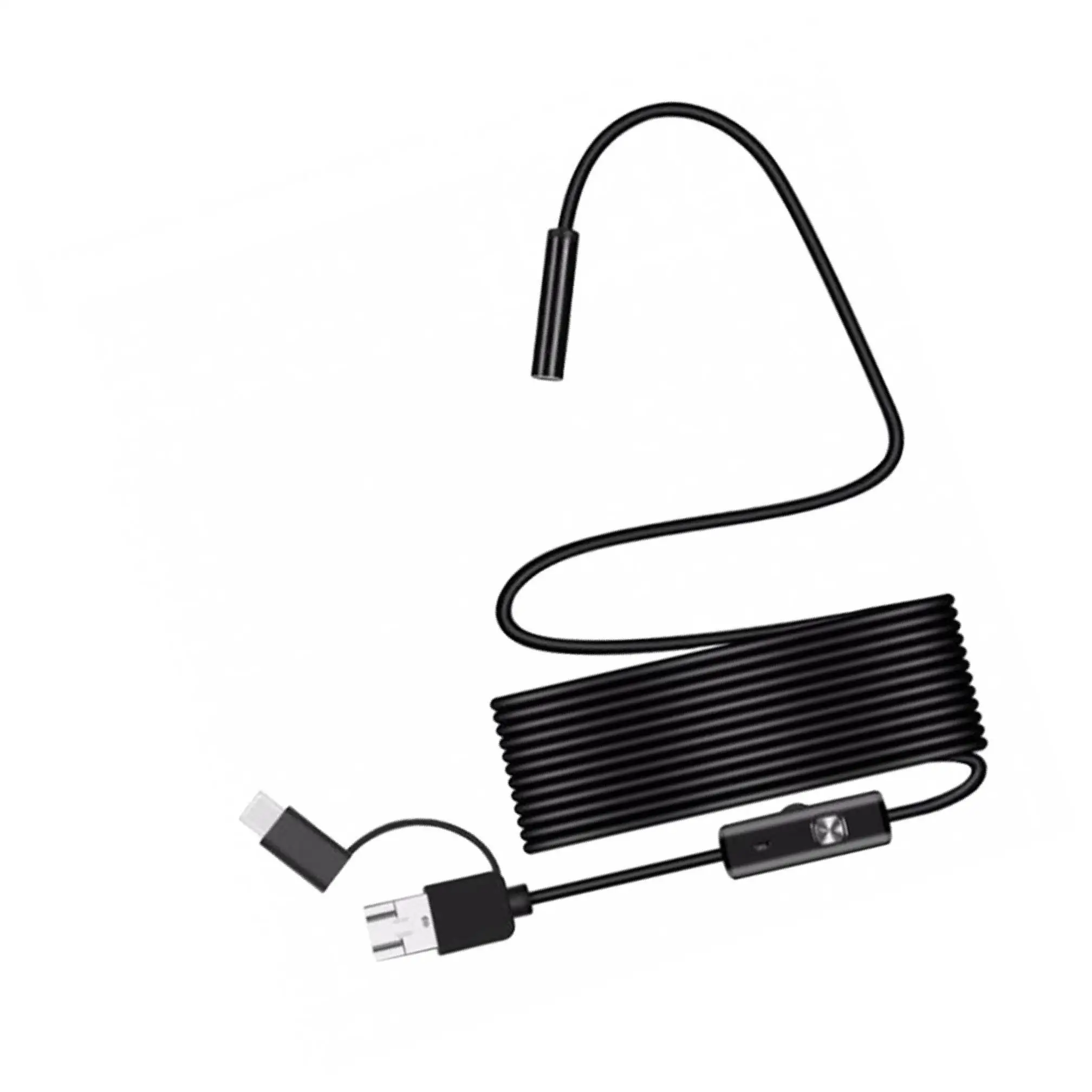 

Portable 8mm Endoscope Camera Waterproof Endosocope for Smartphones PC 1m