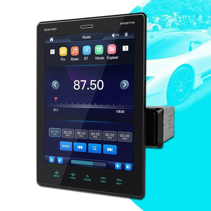 9 5 дюймовый 1 DIN HD BT MP5 плеер Автомобильный FM-радио Bluetooth стерео сенсорный экран