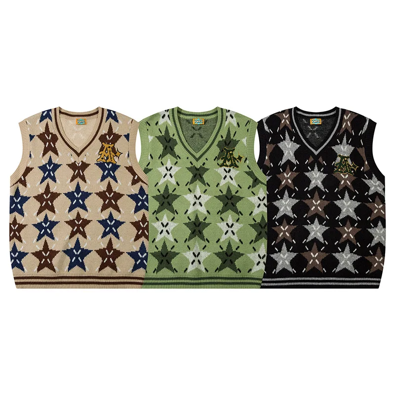 Жилет без рукавов с V-образным вырезом Осень-зима