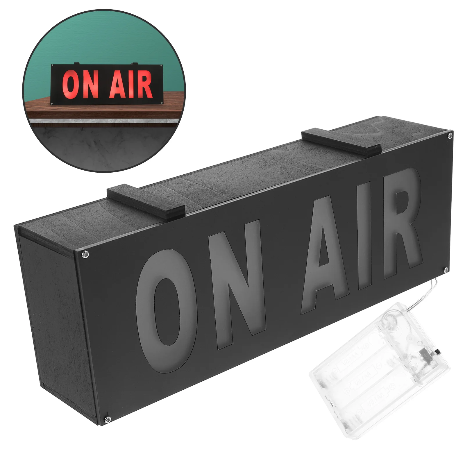 

Recording Light Office Warning Sign Table LED Do Not Disturb Tabletop Decor Plastic Broadcast Tablescape