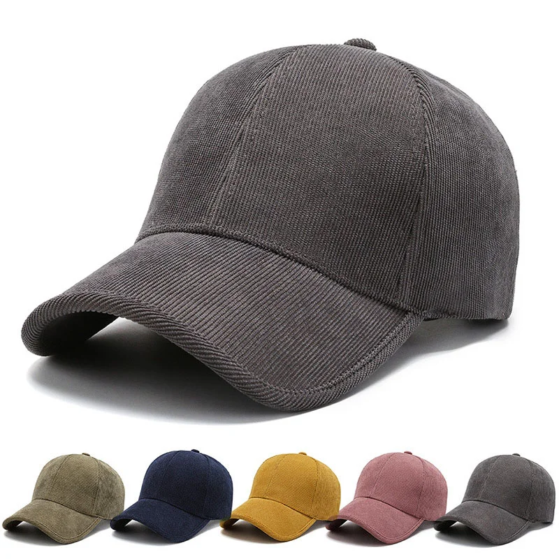 

Брендовая мужская бейсболка, повседневные вельветовые Снэпбэк кепки для женщин, Кепка-тракер для отца, Мужская кепка для гольфа, кепки