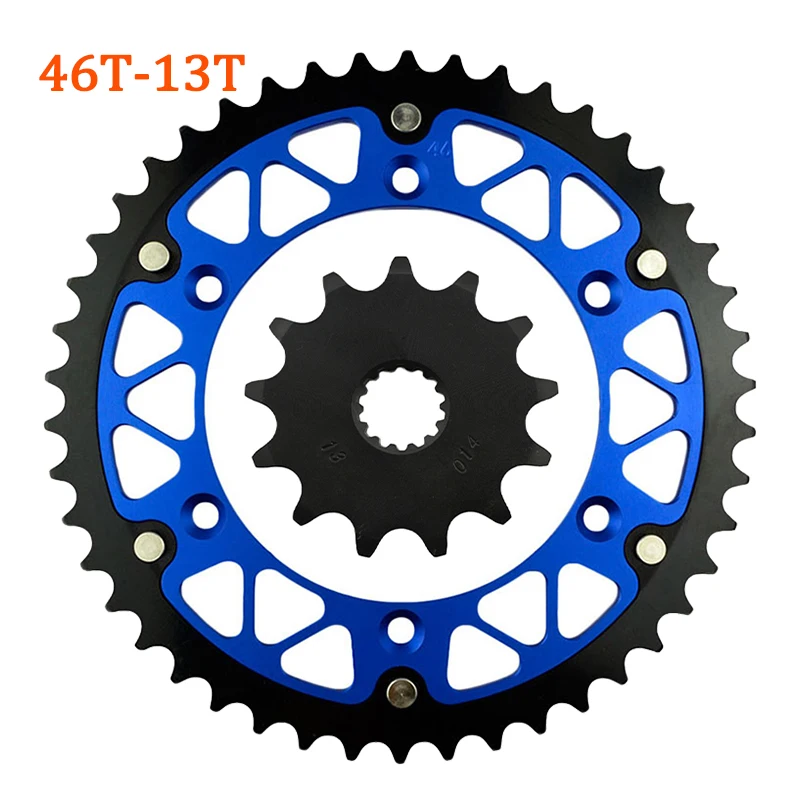13T передняя 45T ~ 52T задняя зубчатая звездочка колесо мотоцикла подходит для YAMAHA YZ125