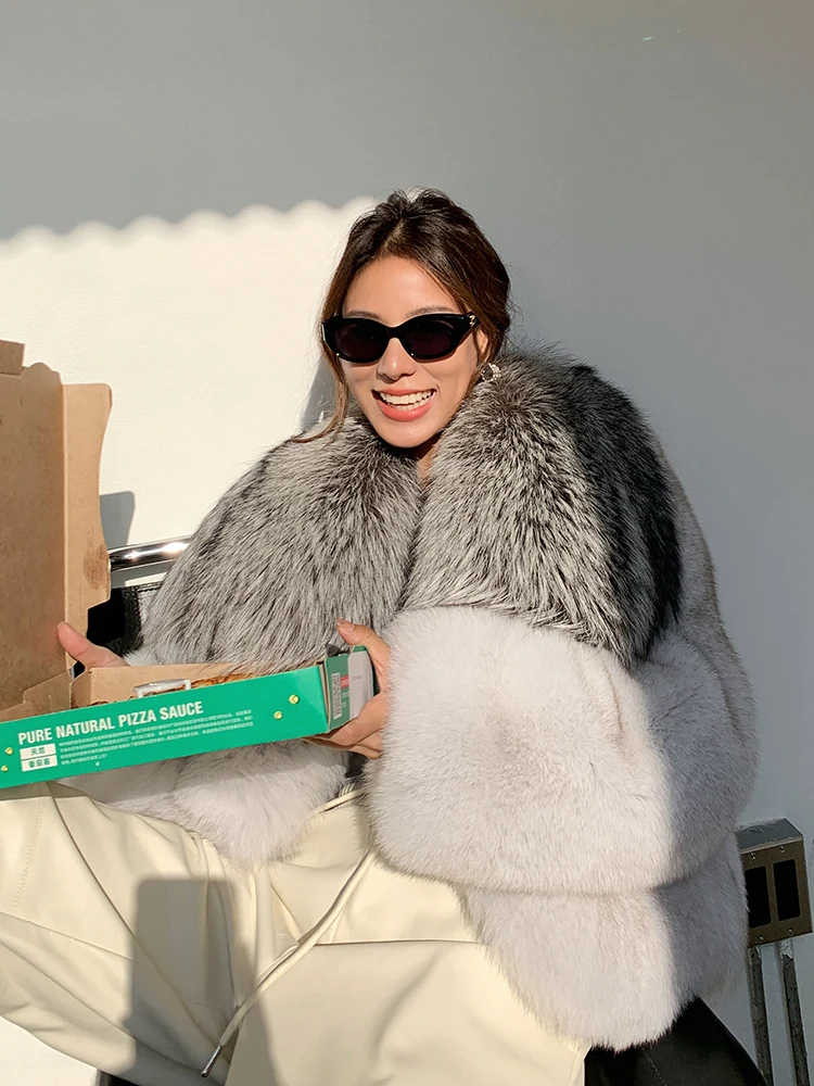 Fangtai 2023 Natural Real Fox Fur Coat Women Fur Coat Winter Warm Luxury Plus Size Jackets Clothing Free Shipping Female Vest