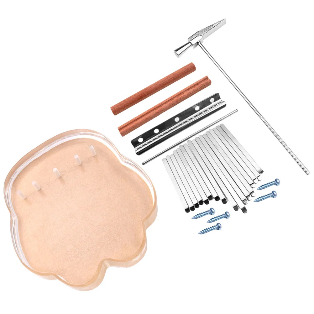 

1 Set DIY Kalimba Finger Piano Kit Kalimba Piano 17 Keys Acrylic Finger Piano Musical Instruments