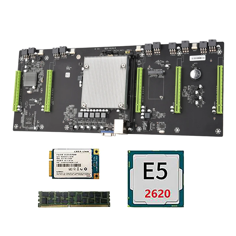 

Семейная материнская плата для майнинга BTC с процессором E5 2620 + 8 Гб DDR3 ОЗУ + 128 Гб SSD LGA2011 80 мм PCIE 16X SATA2.0 + MSATA для 3060 3080
