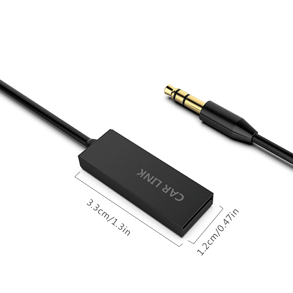 

Bluetooth Receiver AUX Audio Adapter with 3.5mm Jack Stereo Wireless Transmitter for Car Speakers Headphones