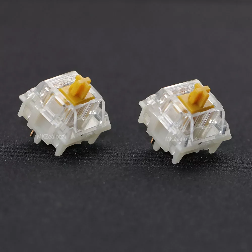 

Gazzew Boba U4T RGB version Thocky switch clear top without slot mechanical keyboard switch 5pin