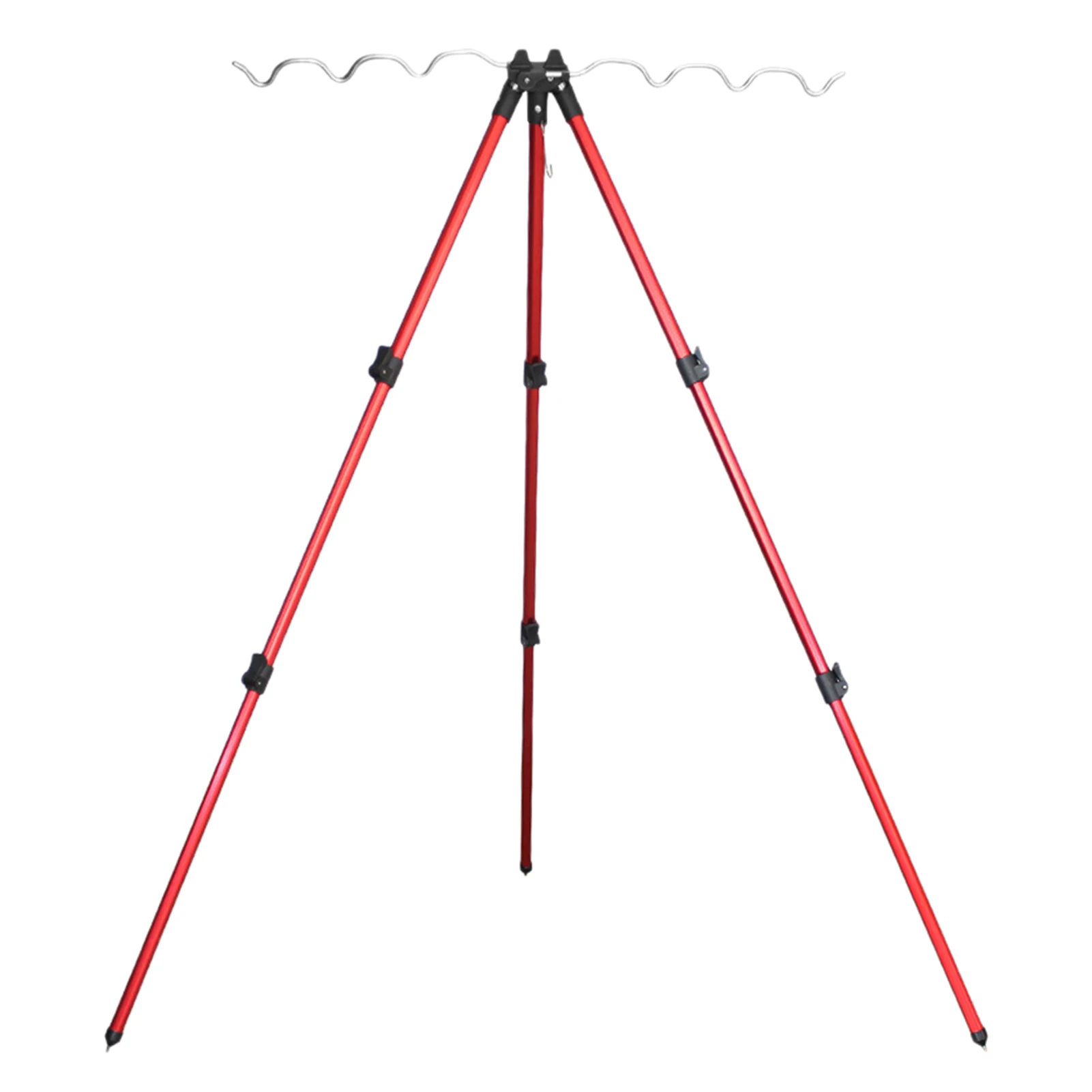

Fishing Rods Support Multifunction Telescopic Rod Holder Foldable Adjustable Outdoor Fishing Equipment Tripod Fishing Rods Stand
