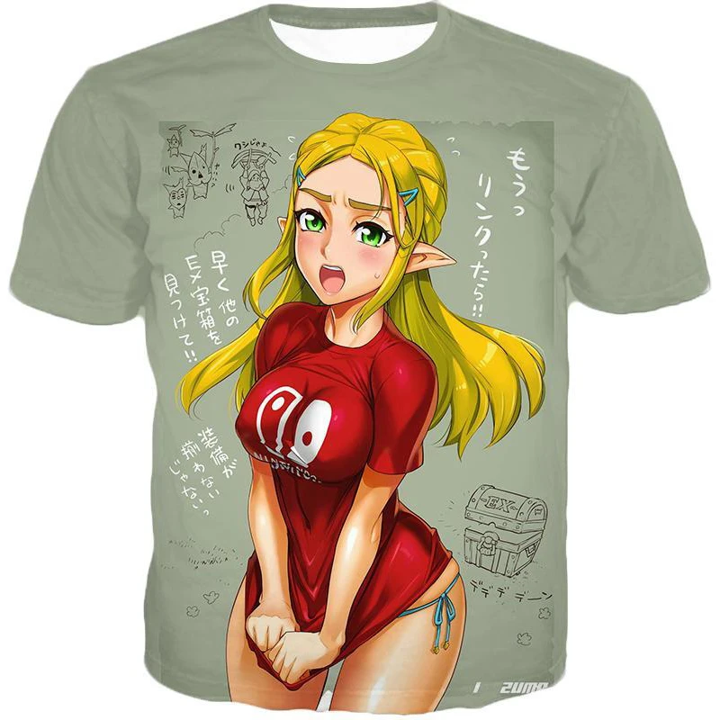 

New Sexy Anime Girls Graphic T Shirt 3D Printed Naked Goddess Short Sleeve Fashion Men Hip Hop Tops Women Oversized Harajuku Tee