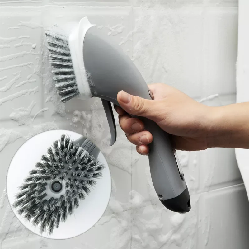 

Multi-function Cleaning Brushes Long Handle Dish Washing Brush For Kitchen Bathroom Automatic Liquid Dispenser Kitchen Tools