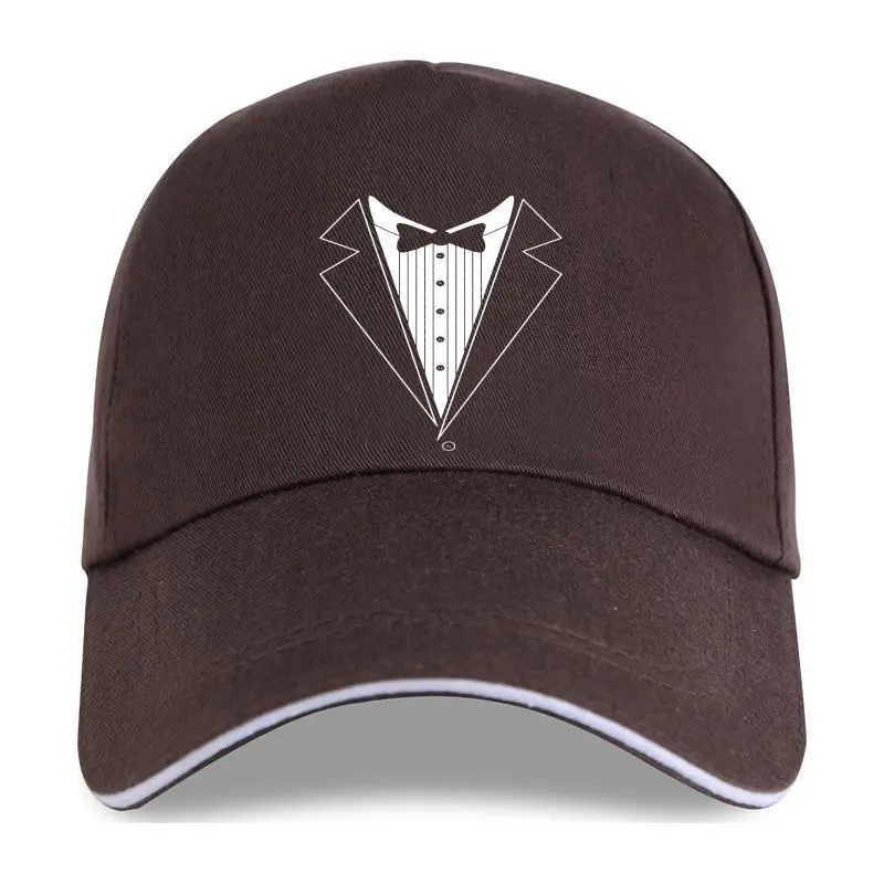 Fashion Casual High Quality Print Baseball cap Tuxedo Bow Tie Adult Dt