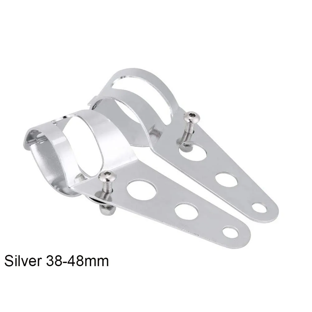 

Universal Motorcycle LED Headlight Headlamp Mount Bracket S Fit 28~36mm/L Fit 35~43mm Fork Tubes For Kawasaki Parts Durable