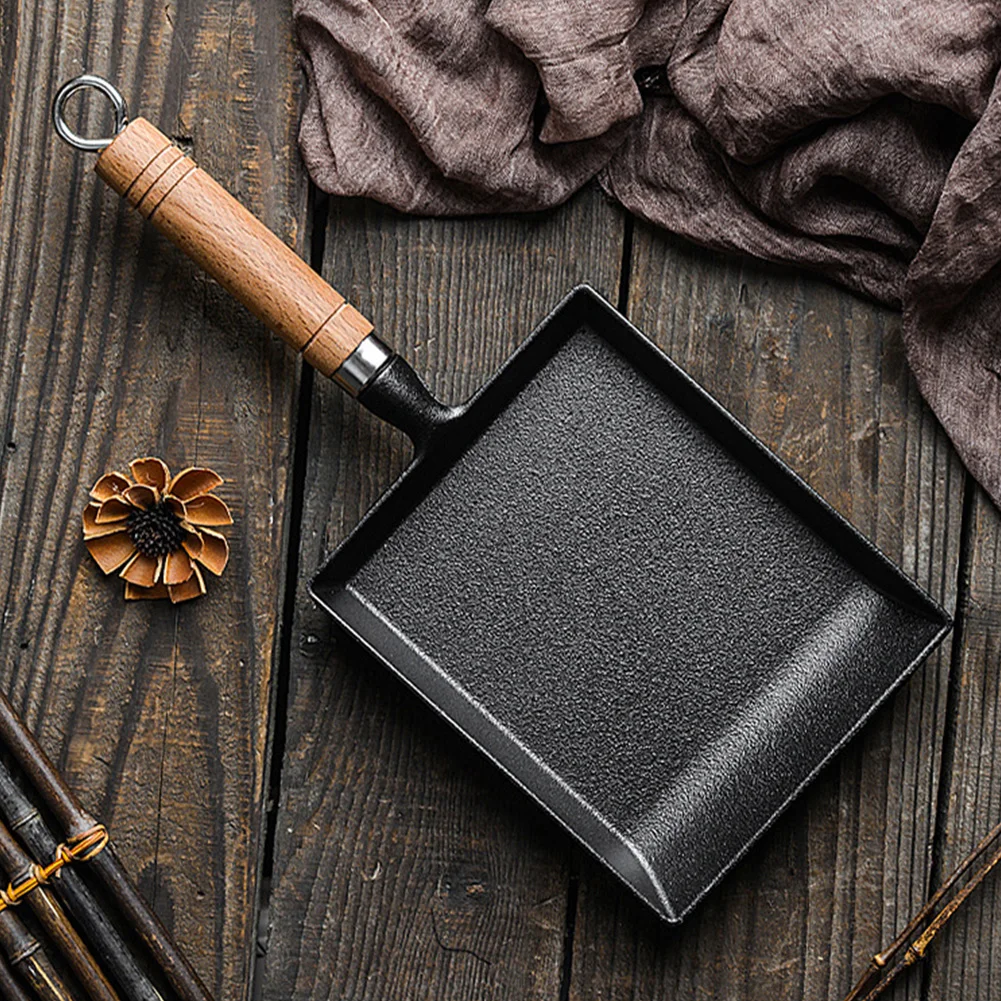 Чугунная сковорода для яиц антипригарная японская стандартная кухонная