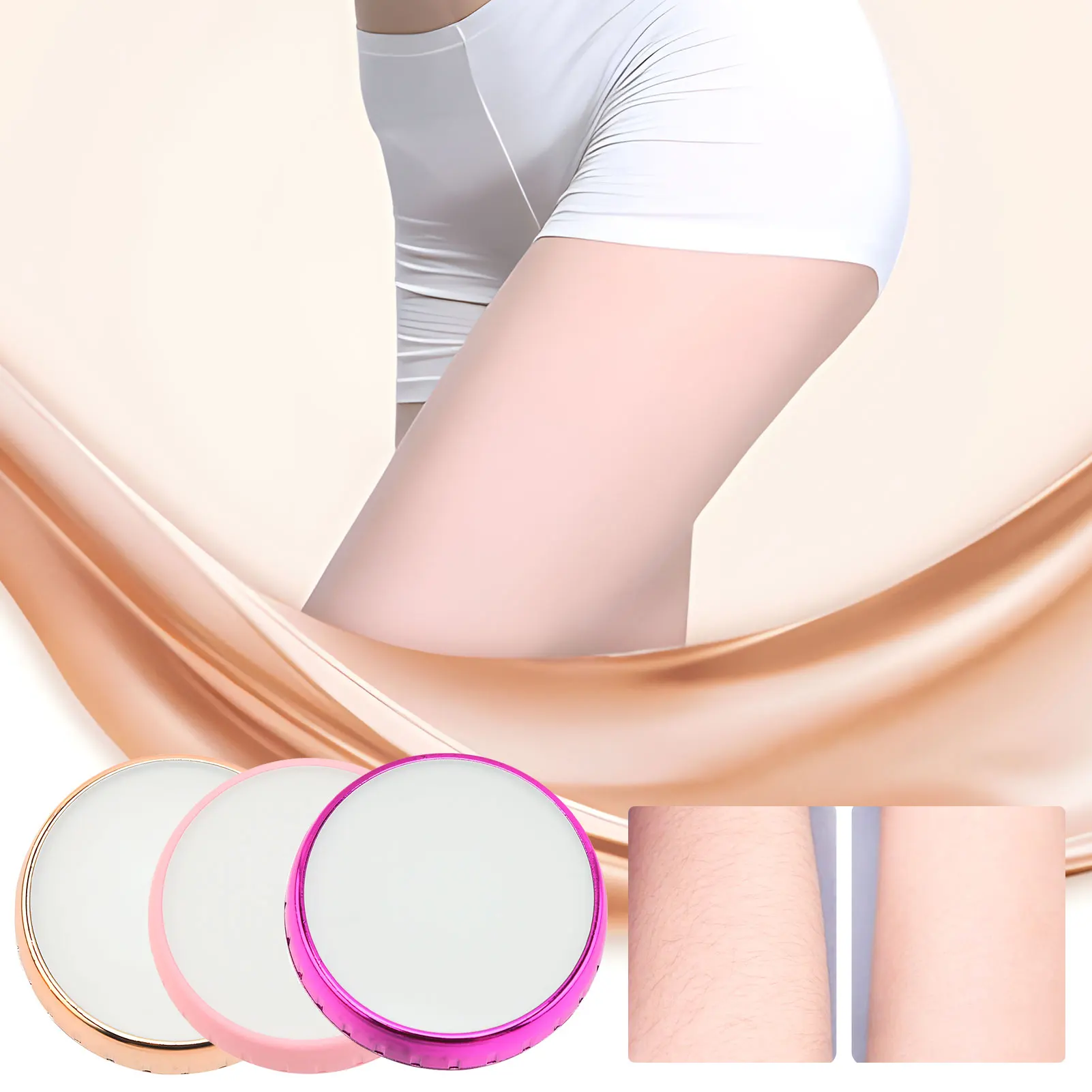 

Crystal Hair Eraser Physical Painless Easy Cleaning Hair Remover Body Beauty Depilation Makeup Brushes Epilators Reusable