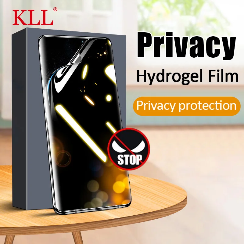 

Anti SPY Privacy Full Curved Hydrogel Film for VIVO X Note X80 X70 X60 X50 Pro Plus NEX 3S Screen Protector Vivo IQOO 5 8 9 Pro