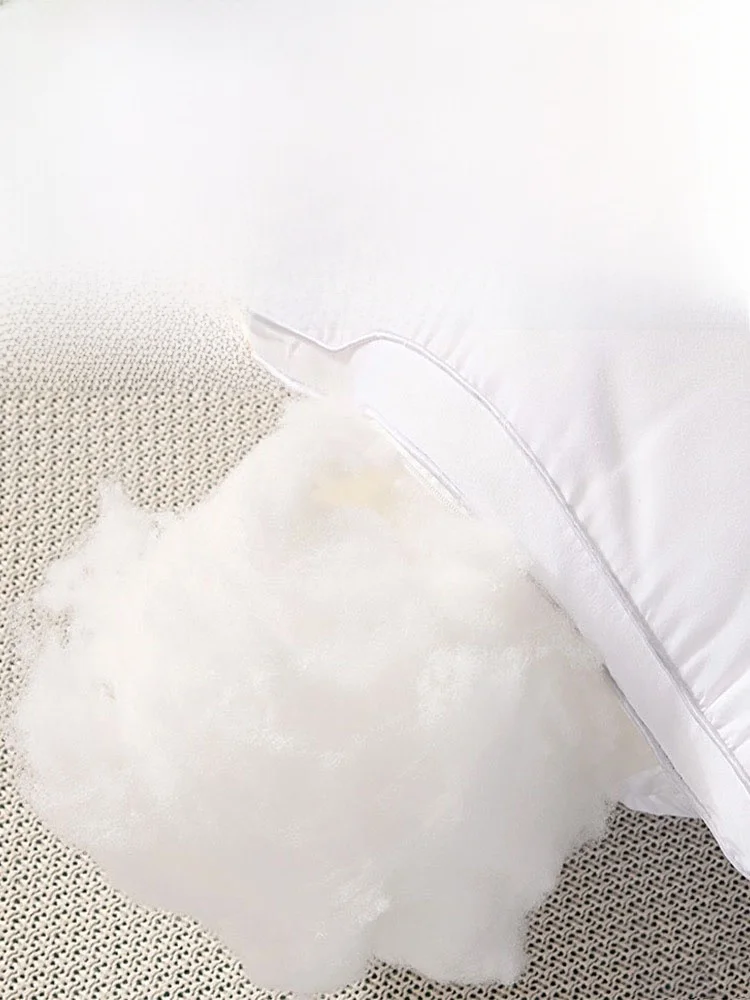 Five-star Hotel Special Pillow Core Single Full Head Free Pillowcase a Pair of Cervical Support Sleep Home