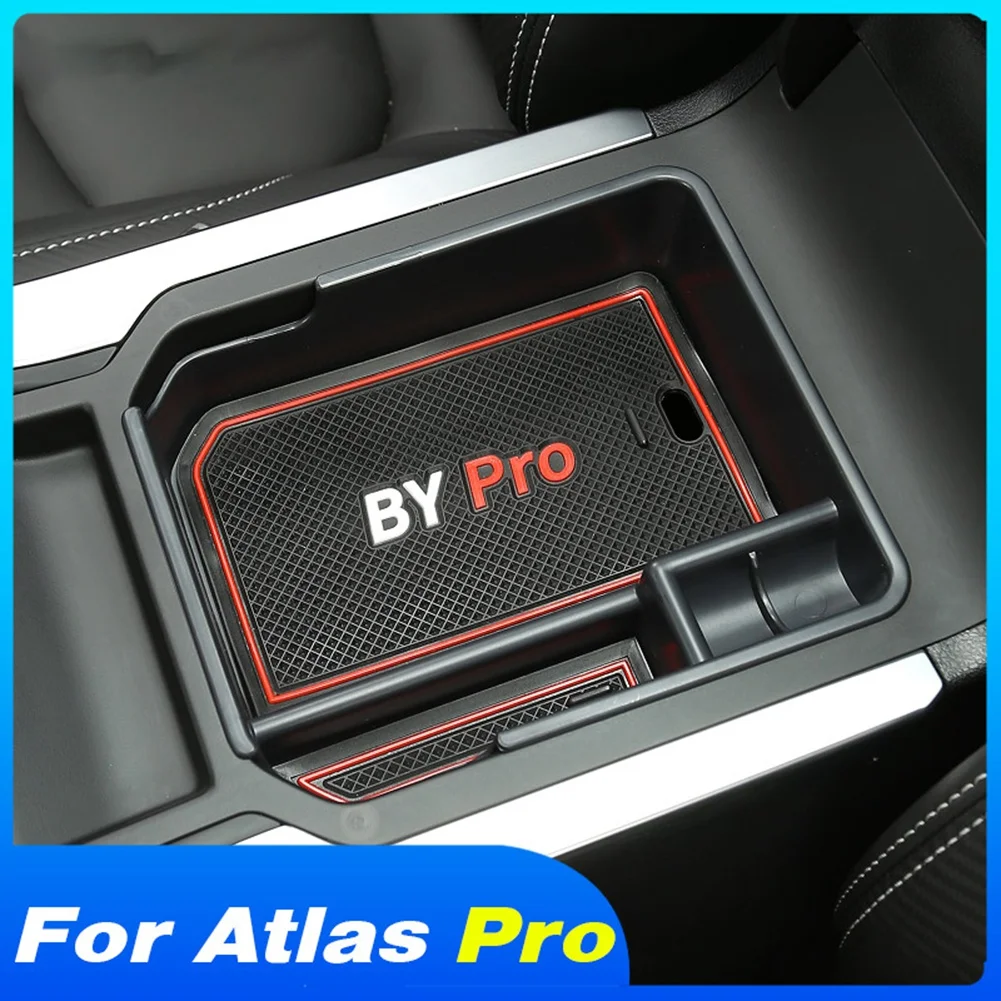 

Car Central Console Armrest Storage Box Holder Interior Organizer Glove Tray for Geely Atlas Pro Azkarra 2021