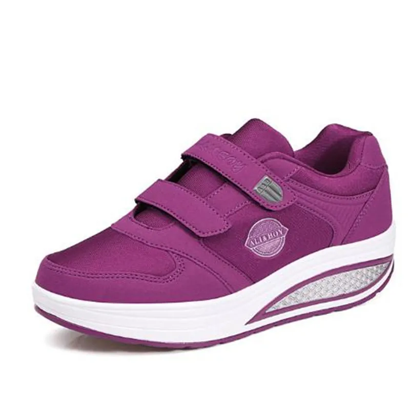 

Кроссовки женские на платформе, повседневная обувь на толстой подошве, с застежкой-липучкой, теплая Баскетбольная обувь, Осень-зима