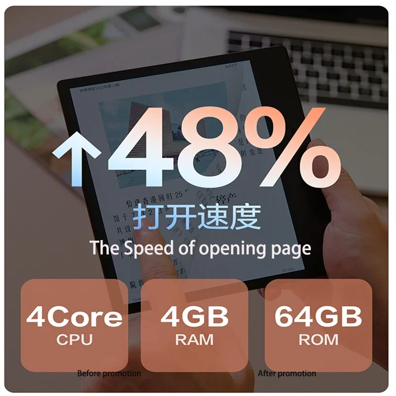 Новое поступление 7-дюймовый цветной электронный книжный считыватель для