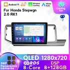 M700S 8 + 128G IPS для Honda Stepwgn 2,0 RK1 (справа) Автомагнитола мультимедийный видеоплеер навигация GPS BT Carplay авто все в одном