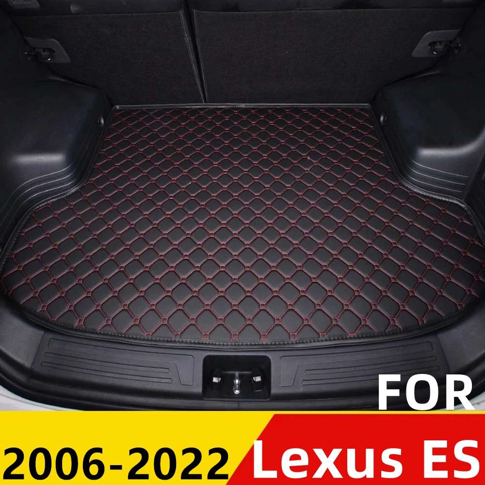 

Car Trunk Mat For Lexus ES Series 2006 07-2020 Flat Side Waterproof Rear Cargo Cover Carpet Pad AUTO Tail Accessories Boot Liner