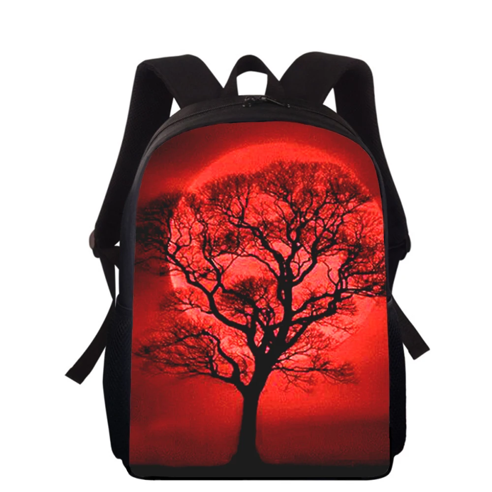 art moon 15” 3D Print Kids Backpack Primary School Bags for Boys Girls Back Pack Students School Book Bags