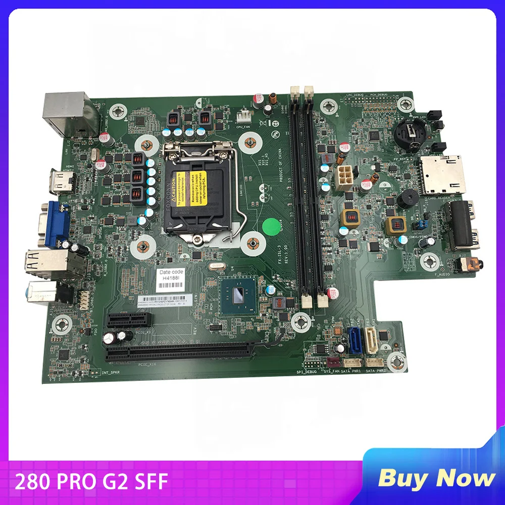 For HP 280 PRO G2 SFF Desktop Motherboard 908959-001 908959-601 901279-001 H110 LGA1151 DDR4 Perfect Tested
