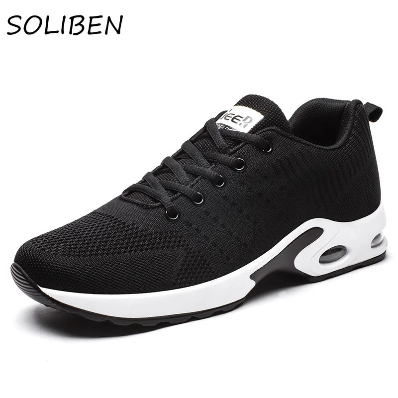 

Sneakers Shoes for Men Casual Outdoor Running Shoes PU Air Cushion Cushioning Men's Shoes Mesh Breathable Comfortable