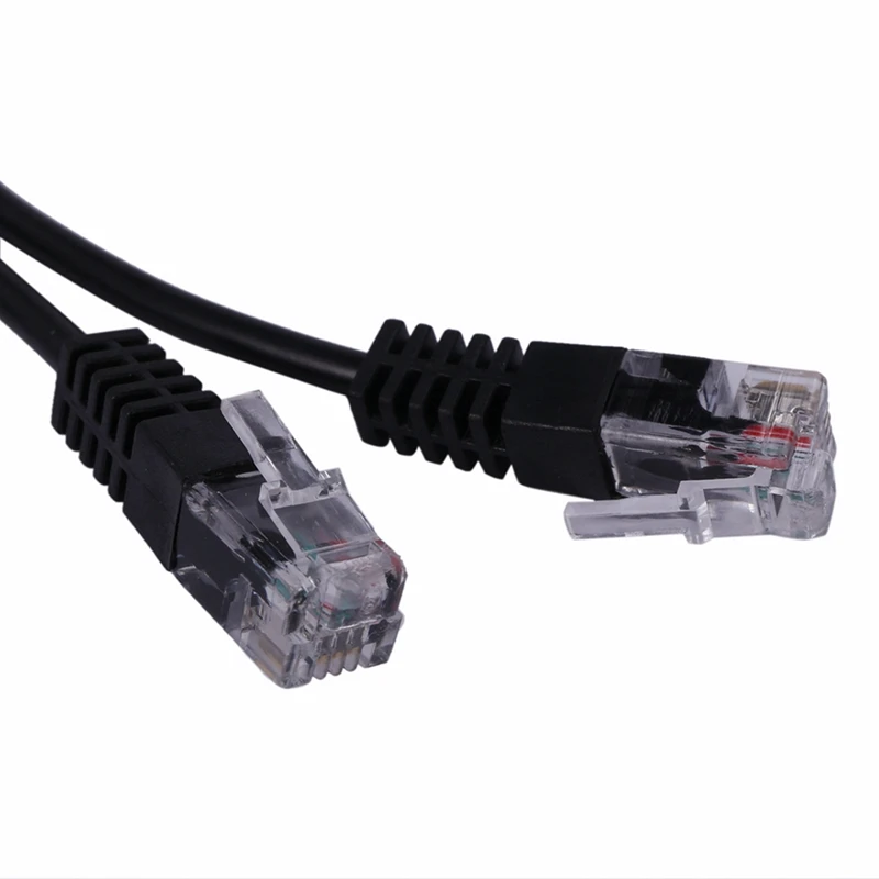 Пассивный адаптер Power Over Ethernet Poe с 2 шт. 3 5 мм разъемом для телефона RJ9 |