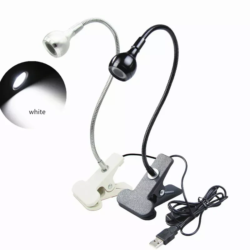 

3W Flexible Book Light LED Universal USB Power Holder Night Desk Clip Lamp Bed Reading Table for the Study Room Bedroom Living