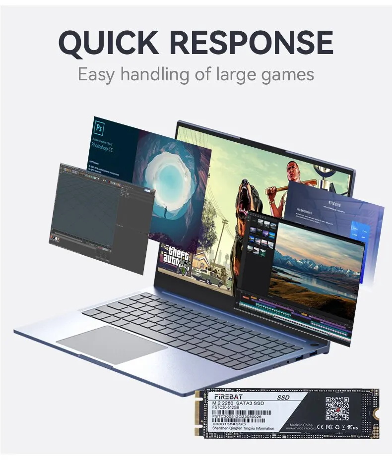 FIREBAT M2 SSD Внутренний Твердотельный Накопитель SATA NGFF 2280 — Доступен В 64 ГБ 128 256 512