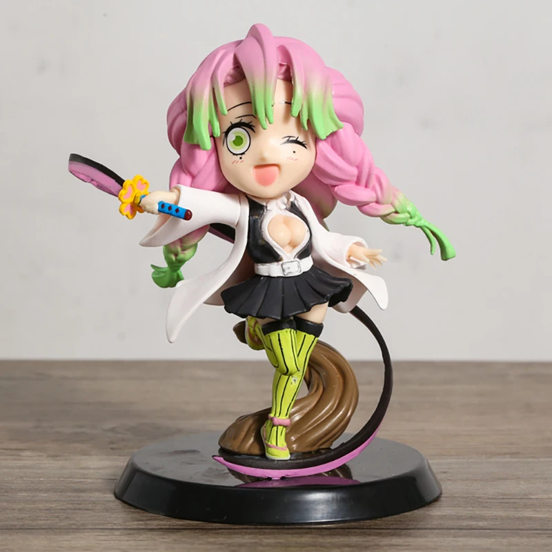 

Demon Slayer Kimetsu no Yaiba Kanroji Mitsuri Q Version Collectible Figure Model Doll Decoration Toy