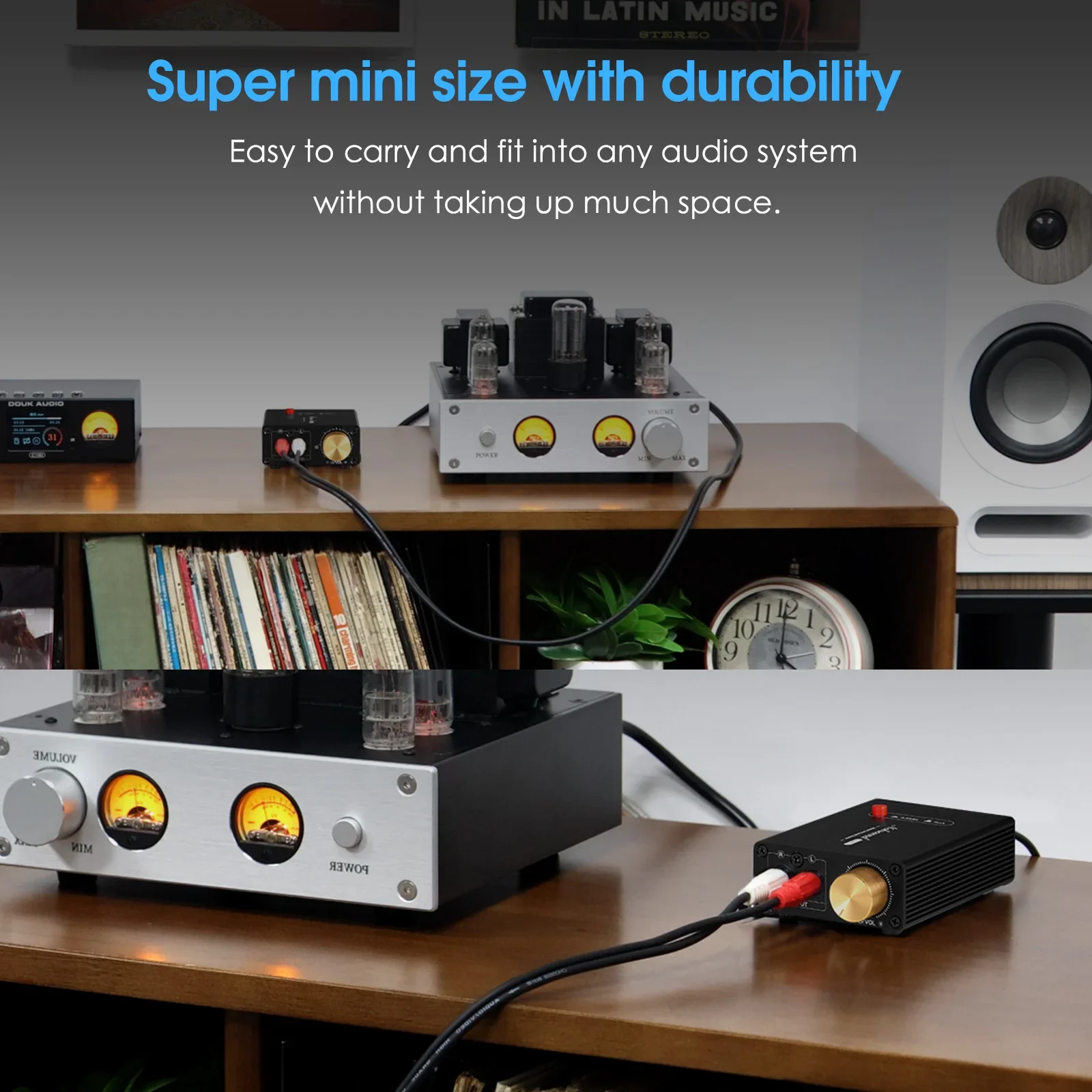 Фото Douk Audio L1MINI Мини Стерео Линейный Усилитель Усилителя Аудио Предусилитель Усиление 20 дБ + Регулировка громкости №5