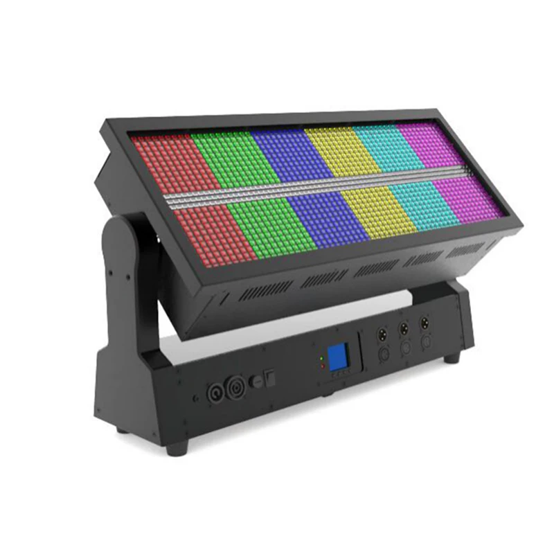 

LED Stage lighting delivers 1320*0.2W RGB+216*1w WW hybrid powerful strobe dynamic light